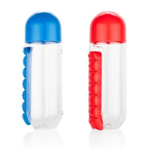 Botella con Pastillero Albus 750 ml / 25 Oz