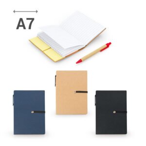 Libreta Ecológica Memo Sticky con Bolígrafo