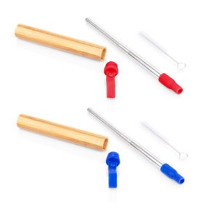 Pitillos Bambú Octopus